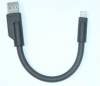 Καλώδιο Βραχίονας USB 2 A αρσενικό σε Lighting 20cm για Συσκευές iOs Μαύρο FLXC-IOS-BLK (OEM) Καλώδιο Βραχίονας USB 2 A αρσενικό σε Lighting 20cm για Συσκευές iOs Μαύρο FLXC-IOS-BLK (OEM)